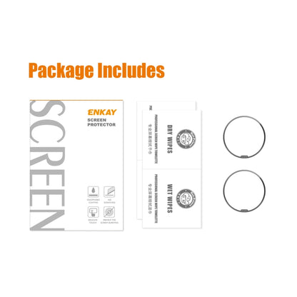 For Garmin Epix Pro Gen 2 42mm 2pcs ENKAY 3D Full Coverage Soft PC Edge PMMA HD Screen Protector Film - Screen Protector by ENKAY | Online Shopping UK | buy2fix