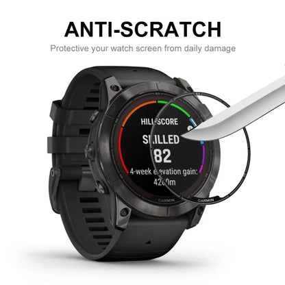 For Garmin Fenix 7 Pro 2pcs ENKAY 3D Full Coverage Soft PC Edge PMMA HD Screen Protector Film - Screen Protector by ENKAY | Online Shopping UK | buy2fix