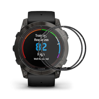 For Garmin Fenix 7X Pro 2pcs ENKAY 3D Full Coverage Soft PC Edge PMMA HD Screen Protector Film - Screen Protector by ENKAY | Online Shopping UK | buy2fix