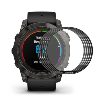 For Garmin Fenix 7 Pro 5pcs ENKAY 3D Full Coverage Soft PC Edge PMMA HD Screen Protector Film - Screen Protector by ENKAY | Online Shopping UK | buy2fix