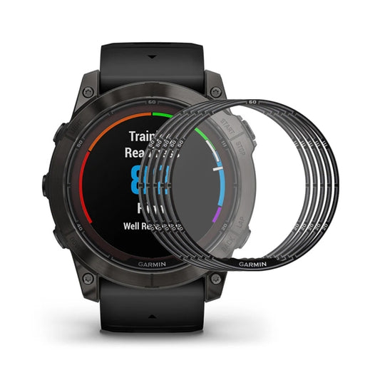 For Garmin Fenix 7X Pro 5pcs ENKAY 3D Full Coverage Soft PC Edge PMMA HD Screen Protector Film - Screen Protector by ENKAY | Online Shopping UK | buy2fix