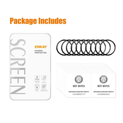 For Garmin Venu 3S 10pcs ENKAY 3D Full Coverage Soft PC Edge PMMA HD Screen Protector Film - Screen Protector by ENKAY | Online Shopping UK | buy2fix