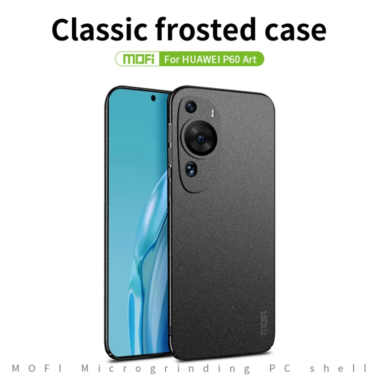 For Huawei P60 Art MOFI Fandun Series Frosted PC Ultra-thin All-inclusive Phone Case(Red) - Huawei Cases by MOFI | Online Shopping UK | buy2fix