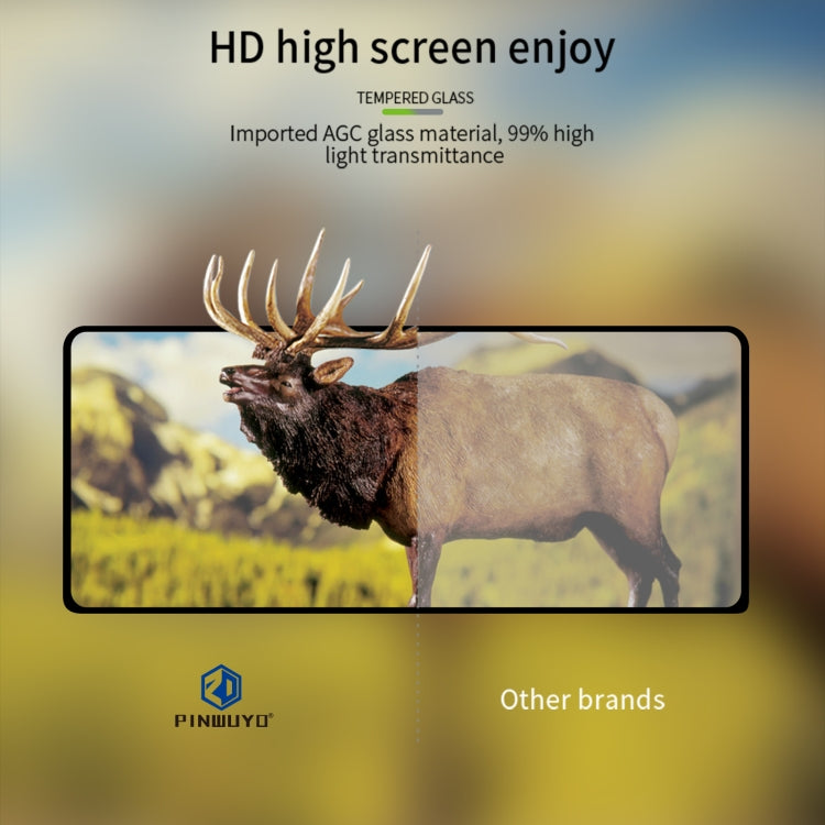 For Samsung Galaxy Z Fold5 PINWUYO 9H 2.5D Full Screen Tempered Glass Film(Black) - Galaxy Tempered Glass by PINWUYO | Online Shopping UK | buy2fix