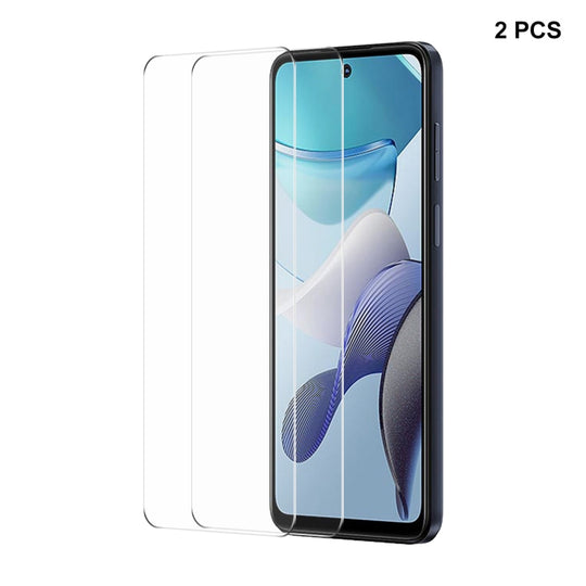 For Motorola Moto G13 / G23 / G53 2pcs ENKAY 0.26mm 9H 2.5D High Aluminum-silicon Tempered Glass Film
