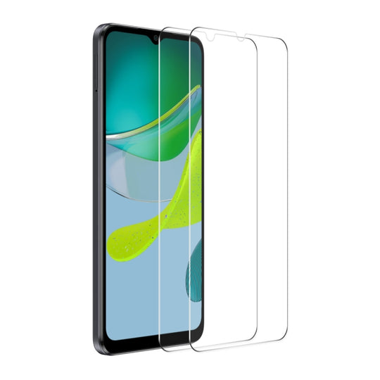 For Motorola Moto E13 2pcs ENKAY 0.26mm 9H 2.5D High Aluminum-silicon Tempered Glass Film