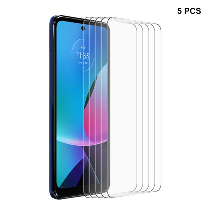 For Motorola Moto G Play 2023 5pcs ENKAY 0.26mm 9H 2.5D High Aluminum-silicon Tempered Glass Film - Motorola Tempered Glass by ENKAY | Online Shopping UK | buy2fix