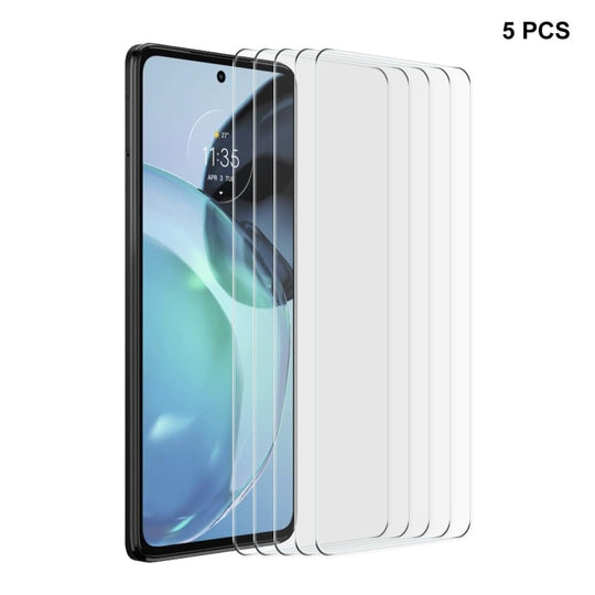 For Motorola Moto G72 / G71s 5pcs ENKAY 0.26mm 9H 2.5D High Aluminum-silicon Tempered Glass Film