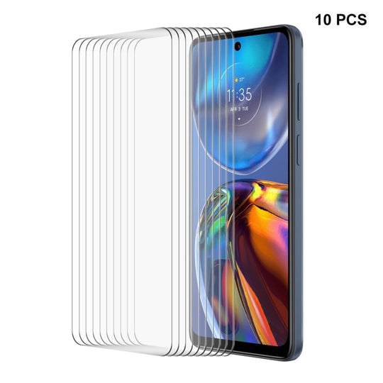 For Motorola Moto E32 10pcs ENKAY 0.26mm 9H 2.5D High Aluminum-silicon Tempered Glass Film