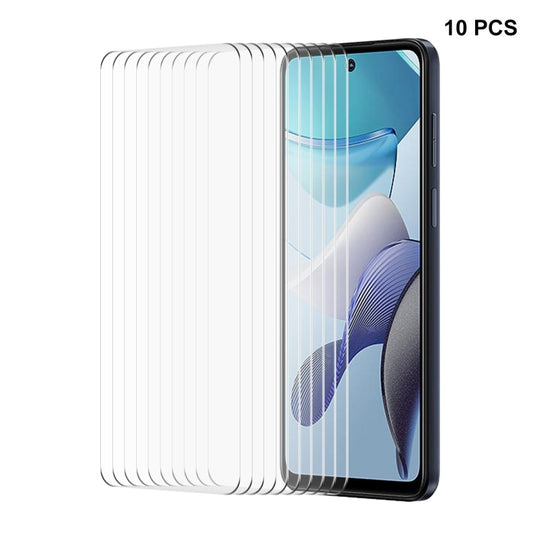 For Motorola Moto G13 / G23 / G53 10pcs ENKAY 0.26mm 9H 2.5D High Aluminum-silicon Tempered Glass Film