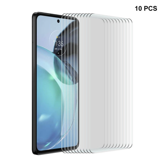 For Motorola Moto G72 / G71s 10pcs ENKAY 0.26mm 9H 2.5D High Aluminum-silicon Tempered Glass Film