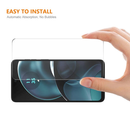 For Motorola Moto G14 / G54 10pcs ENKAY 0.26mm 9H 2.5D High Aluminum-silicon Tempered Glass Film by ENKAY