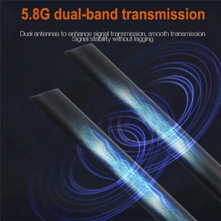 009 200m HD Video Transmitter Receiver WIFI 5.8 Wireless Display Dongle Adapter(UK Plug) by buy2fix