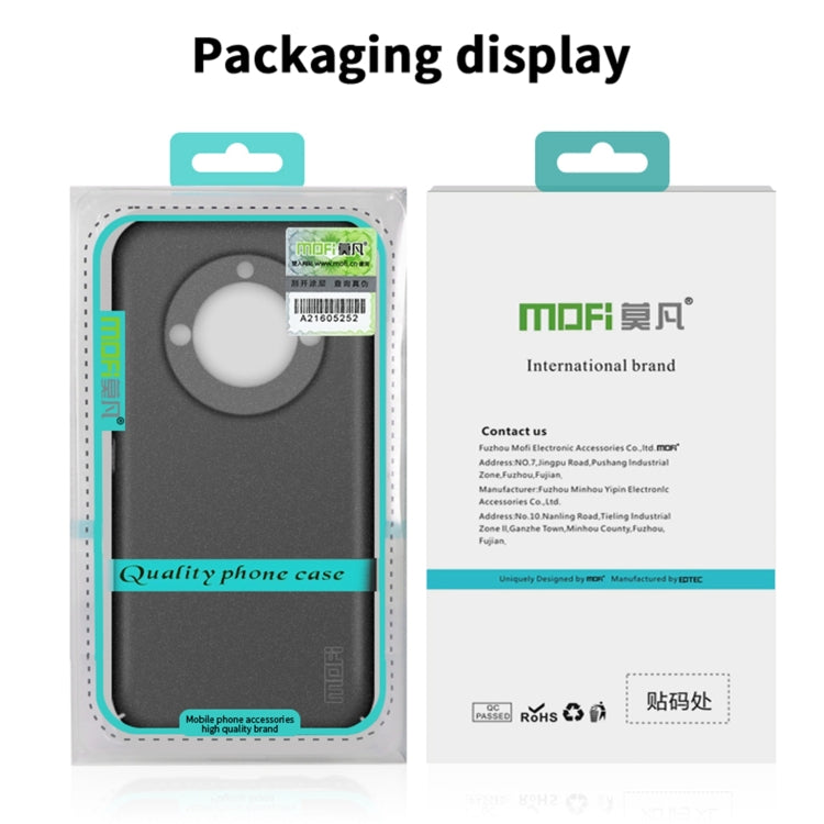 For Realme 11 Pro+ MOFI Fandun Series Frosted PC Ultra-thin All-inclusive Phone Case(Green) - Realme Cases by MOFI | Online Shopping UK | buy2fix