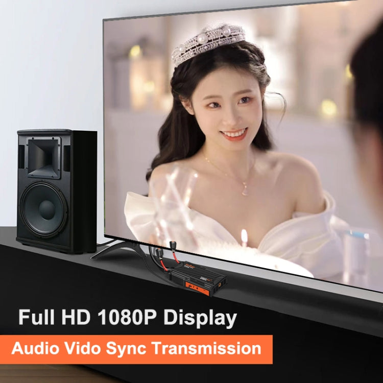 009 Pro 300m Wireless Screen Casting Video Transmitter Receiver Wireless Display Dongle Adapter(UK Plug) - Adapter by buy2fix | Online Shopping UK | buy2fix