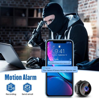 W8 Mini Camera HD 1080P Night Vision Battery Video Surveillance Wifi Smart Home Camera(White) - Mini Camera by buy2fix | Online Shopping UK | buy2fix