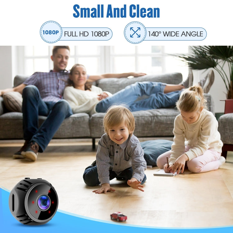 W8 Mini Camera HD 1080P Night Vision Battery Video Surveillance Wifi Smart Home Camera(White) - Mini Camera by buy2fix | Online Shopping UK | buy2fix