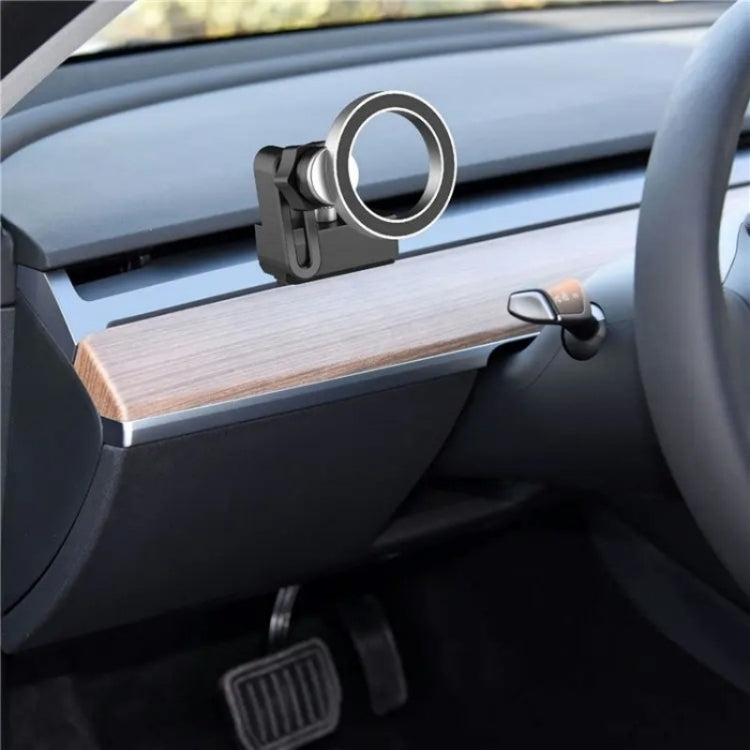 CZ-156 For Tesla Phone Holder Anti-Slip Shockproof Phone Bracket Magnetic Car Mount by buy2fix