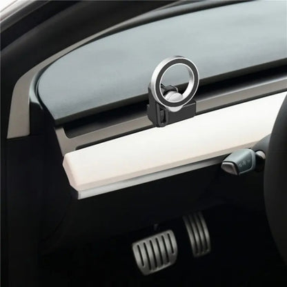 CZ-156 For Tesla Phone Holder Anti-Slip Shockproof Phone Bracket Magnetic Car Mount by buy2fix