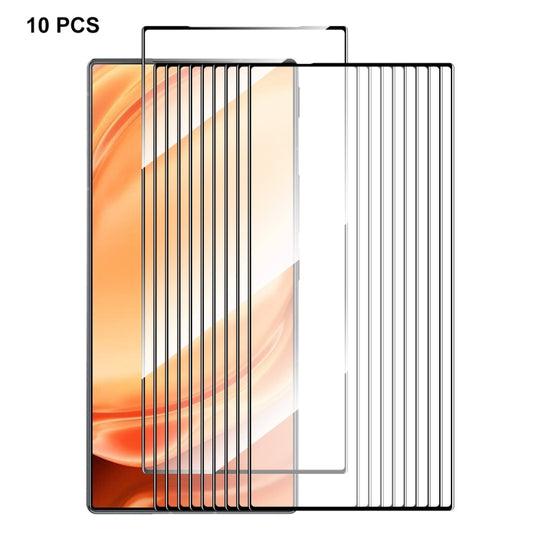 For ZTE Nubia Z50 Ultra 10pcs ENKAY Hat-Prince Full Glue High Aluminum-silicon Tempered Glass Film