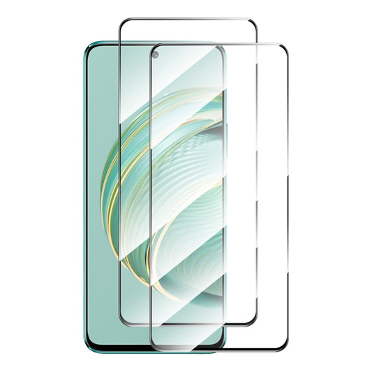 For Huawei nova 10z 2pcs ENKAY Full Glue High Aluminum-silicon Tempered Glass Film - Huawei Tempered Glass by ENKAY | Online Shopping UK | buy2fix