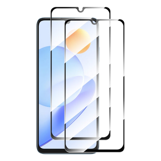 For Huawei nova Y71 / Enjoy 60 2pcs ENKAY Full Glue High Aluminum-silicon Tempered Glass Film - Huawei Tempered Glass by ENKAY | Online Shopping UK | buy2fix
