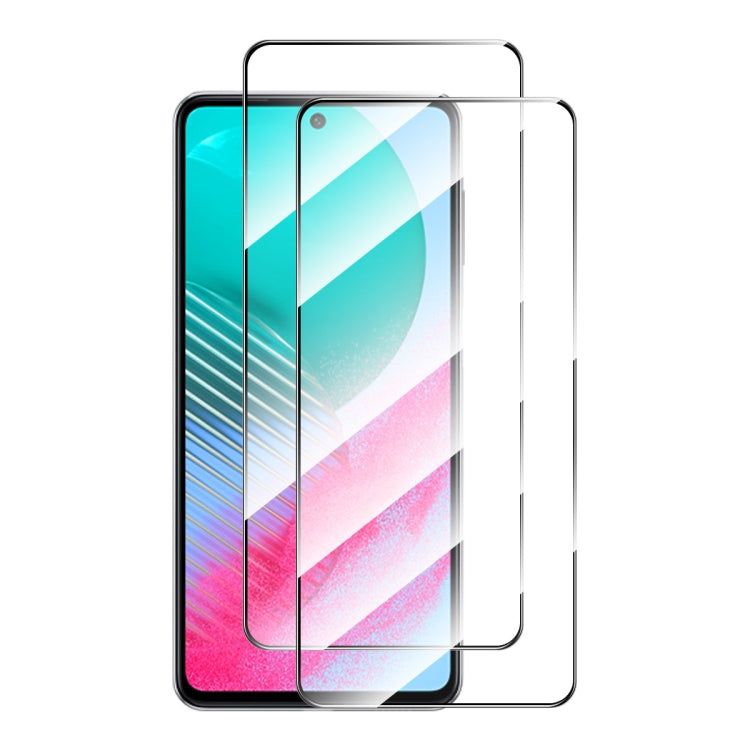 For Samsung Galaxy M54 / F54 2pcs ENKAY Hat-Prince Full Glue High Aluminum-silicon Tempered Glass Film - Galaxy Tempered Glass by ENKAY | Online Shopping UK | buy2fix