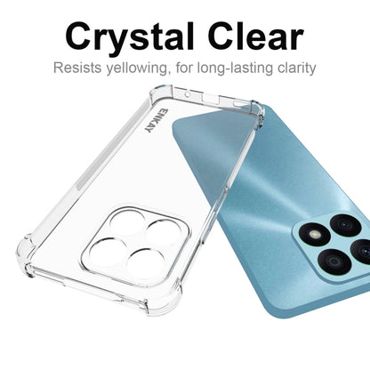 For Honor X8A 4G Global ENKAY Transparent TPU Shockproof Phone Case with Glass Film - Honor Cases by ENKAY | Online Shopping UK | buy2fix
