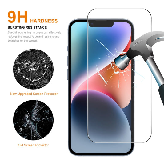 For iPhone 15 5pcs ENKAY 0.26mm 9H 2.5D High Aluminum-silicon Tempered Glass Film - iPhone 15 Tempered Glass by ENKAY | Online Shopping UK | buy2fix