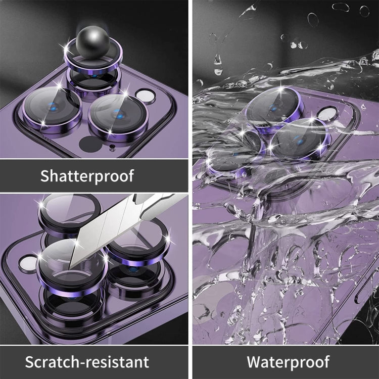 For iPhone 15 Pro / 15 Pro Max ENKAY AR Anti-reflection Camera Lens Glass Full Film(Black) - iPhone 15 Pro Max Tempered Glass by ENKAY | Online Shopping UK | buy2fix