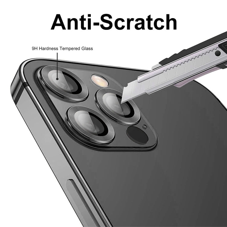 For iPhone 15 Pro / 15 Pro Max ENKAY 9H Rear Lens Aluminium Alloy Tempered Glass Film(Colorful) - iPhone 15 Pro Max Tempered Glass by ENKAY | Online Shopping UK | buy2fix