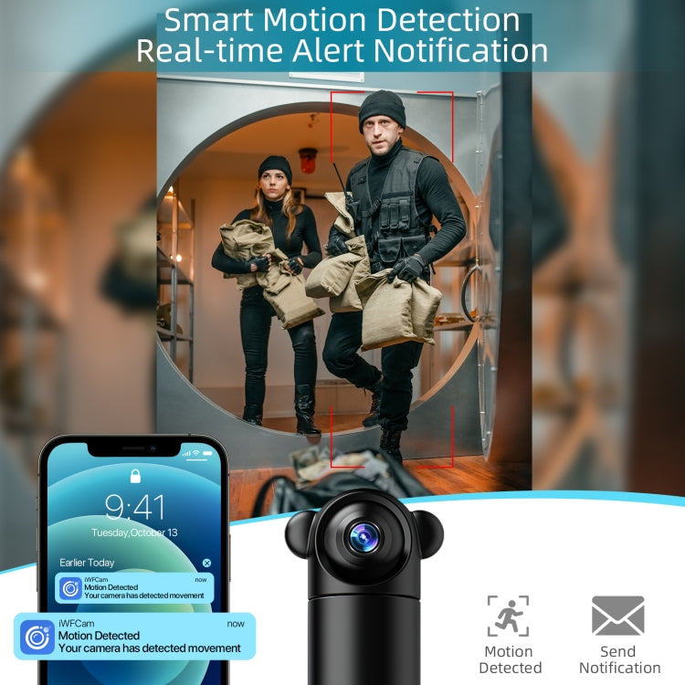 V10 HD Infrared Home Night Vision Mini Camera Remote Control Family Security Camera by buy2fix
