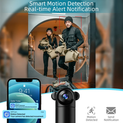 V10 HD Infrared Home Night Vision Mini Camera Remote Control Family Security Camera by buy2fix