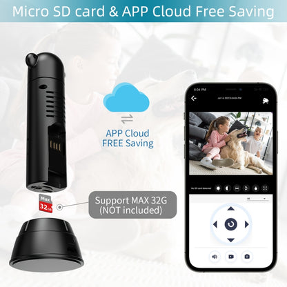 V10 HD Infrared Home Night Vision Mini Camera Remote Control Family Security Camera by buy2fix