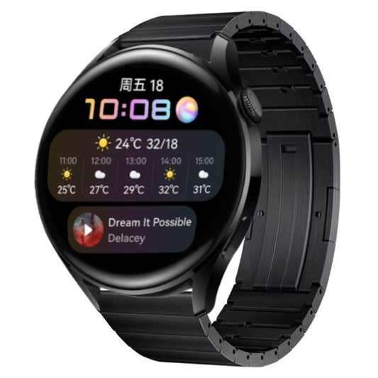 For Huawei Watch 3 Titanium Alloy Quick Release Watch Band(Black) by buy2fix
