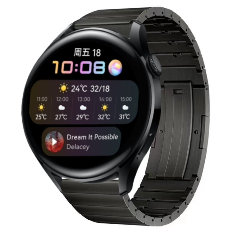 For Huawei Watch 3 Titanium Alloy Quick Release Watch Band(Gray) by buy2fix