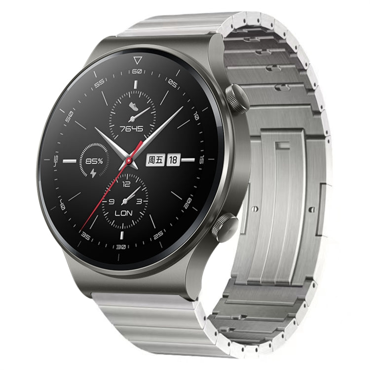 For Huawei Watch GT 2 Pro Titanium Alloy Quick Release Watch Band(Silver) by buy2fix