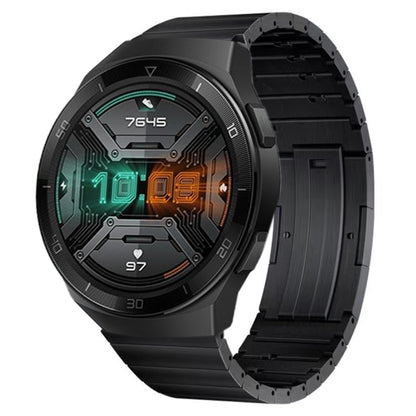 For Huawei Watch GT 2e Titanium Alloy Quick Release Watch Band(Black) by buy2fix