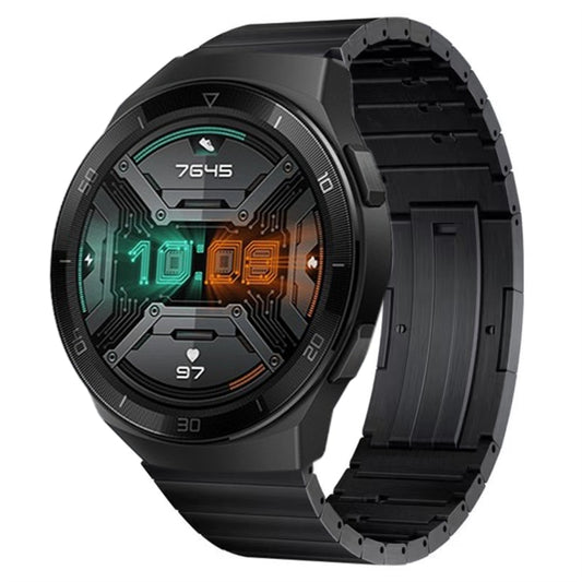 For Huawei Watch GT 2e Titanium Alloy Quick Release Watch Band(Black) by buy2fix
