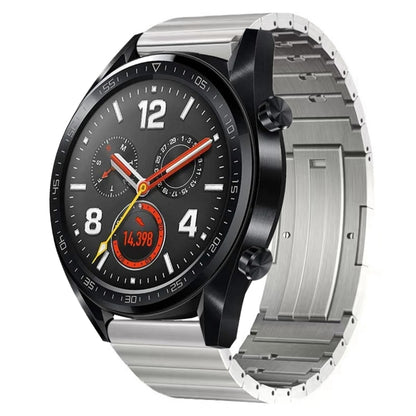 For Huawei Watch GT 42mm / 46mm Titanium Alloy Quick Release Watch Band(Silver) by buy2fix