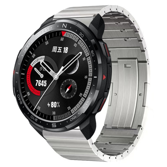 For Honor Watch GS Pro Titanium Alloy Quick Release Watch Band(Silver) by buy2fix