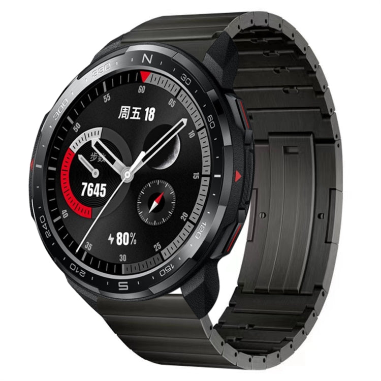 For Honor Watch GS Pro Titanium Alloy Quick Release Watch Band(Gray) by buy2fix