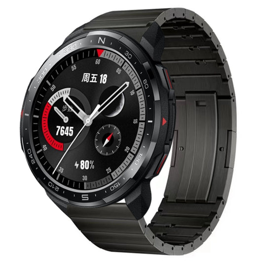 For Honor Watch GS Pro Titanium Alloy Quick Release Watch Band(Gray) by buy2fix