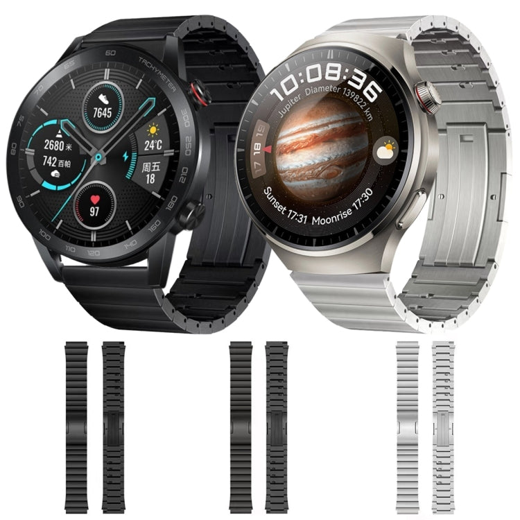 For Honor Magic Watch 2 46mm Titanium Alloy Quick Release Watch Band(Silver) by buy2fix