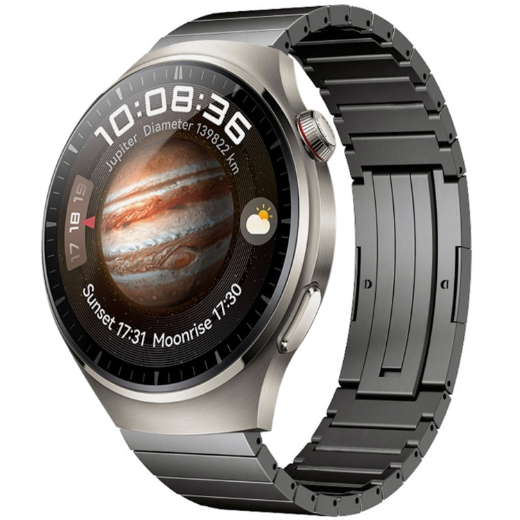 For Huawei Watch 4 / 4 Pro One Bead Titanium Alloy Watch Band(Gray) by buy2fix