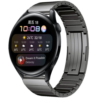 For Huawei Watch 3 One Bead Titanium Alloy Watch Band(Gray) by buy2fix
