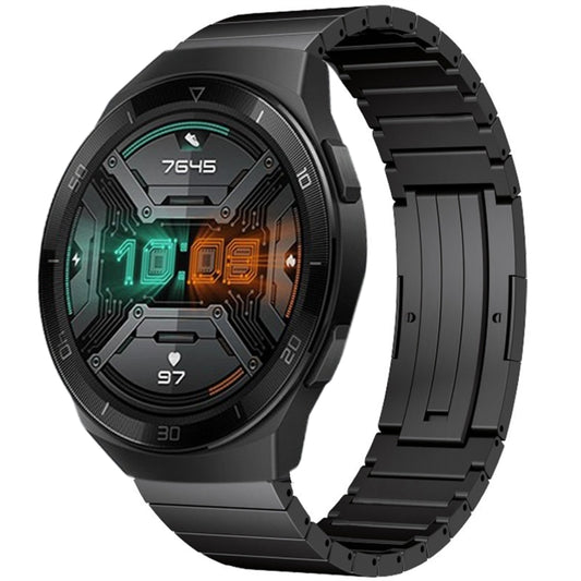 For Huawei Watch GT 2e One Bead Titanium Alloy Watch Band(Black) by buy2fix
