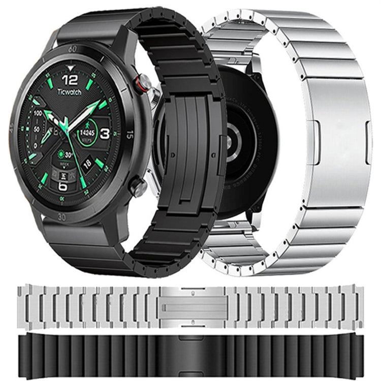 For Huawei Watch 3 One Bead Titanium Alloy Watch Band(Black) by buy2fix