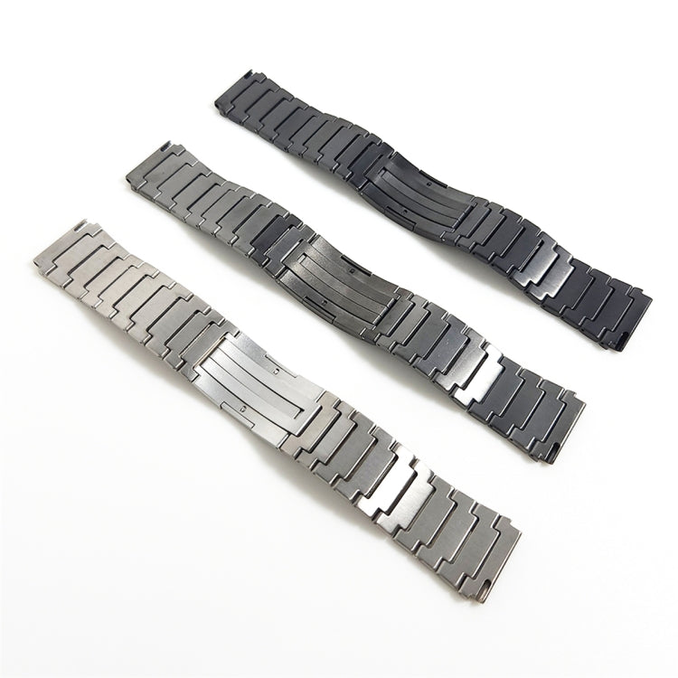For Huawei Watch 3 One Bead Titanium Alloy Watch Band(Black) by buy2fix