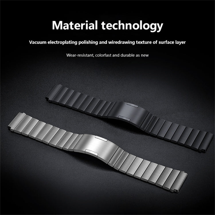 For Huawei Watch 3 One Bead Titanium Alloy Watch Band(Black) by buy2fix